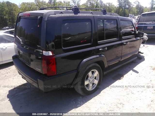 1J8HG48P17C528414 - 2007 JEEP COMMANDER 黑色 照片 4