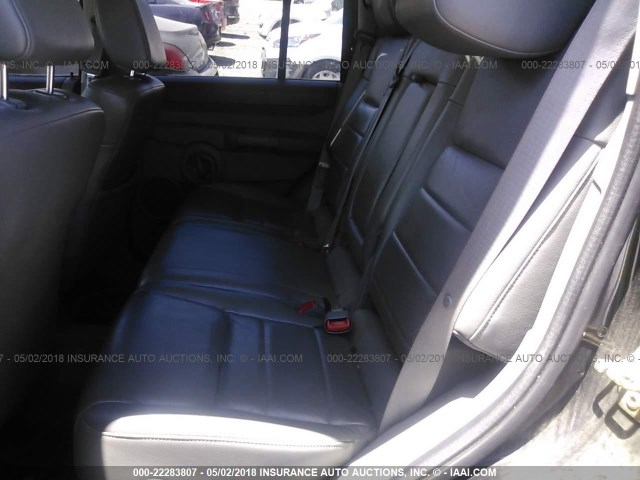 1J8HG48P17C528414 - 2007 JEEP COMMANDER 黑色 照片 8