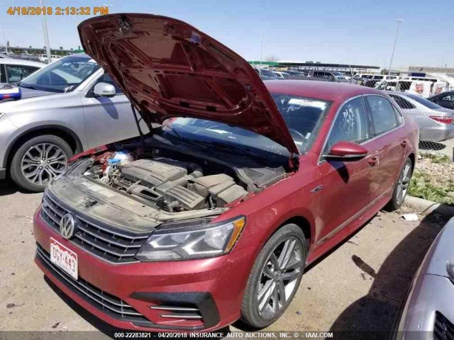 1VWDT7A33HC065801 - 2017 VOLKSWAGEN PASSAT R-LINE Tünd qırmızı foto 13