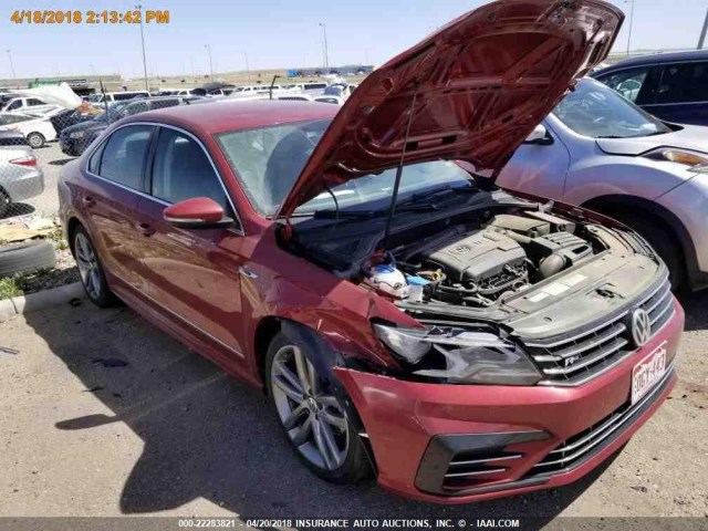 1VWDT7A33HC065801 - 2017 VOLKSWAGEN PASSAT R-LINE Tünd qırmızı foto 15