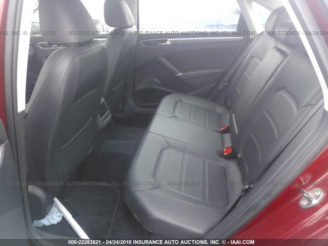 1VWDT7A33HC065801 - 2017 VOLKSWAGEN PASSAT R-LINE Tünd qırmızı foto 8