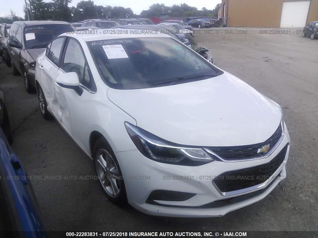 1G1BE5SM2G7324729 - 2016 CHEVROLET CRUZE LT WHITE photo 1