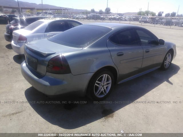 2G2WR524551332917 - 2005 PONTIAC GRAND PRIX GTP ნაცრისფერი ფოტო 4