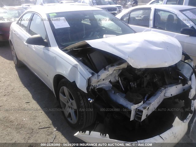 1G2ZG58B374189112 - 2007 PONTIAC G6 SE WHITE photo 1