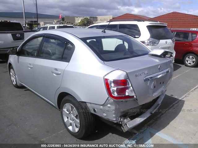 3N1AB6AP4AL613422 - 2010 NISSAN SENTRA 2.0/2.0S/SR/2.0SL SILVER photo 3