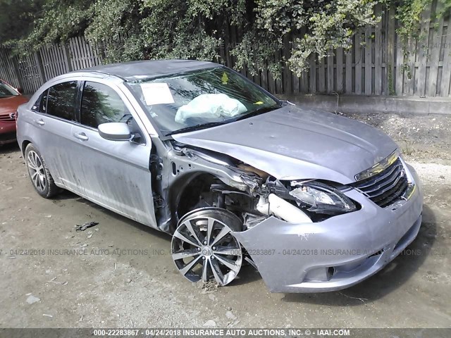 1C3CCBBGXEN185991 - 2014 CHRYSLER 200 TOURING SILVER photo 1