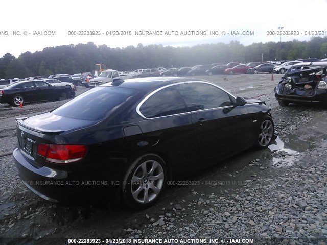 WBAWV53537P077671 - 2007 BMW 328 XI SULEV BLACK photo 4