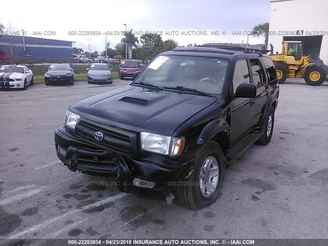 JT3GN86R5Y0146351 - 2000 TOYOTA 4RUNNER SR5 BLACK photo 6