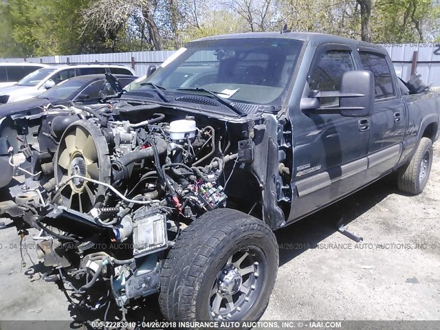 1GCHK23D06F181906 - 2006 CHEVROLET SILVERADO K2500 HEAVY DUTY BLUE photo 2