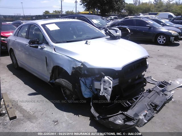 3LN6L5E95HR601000 - 2017 LINCOLN MKZ RESERVE SILVER photo 1