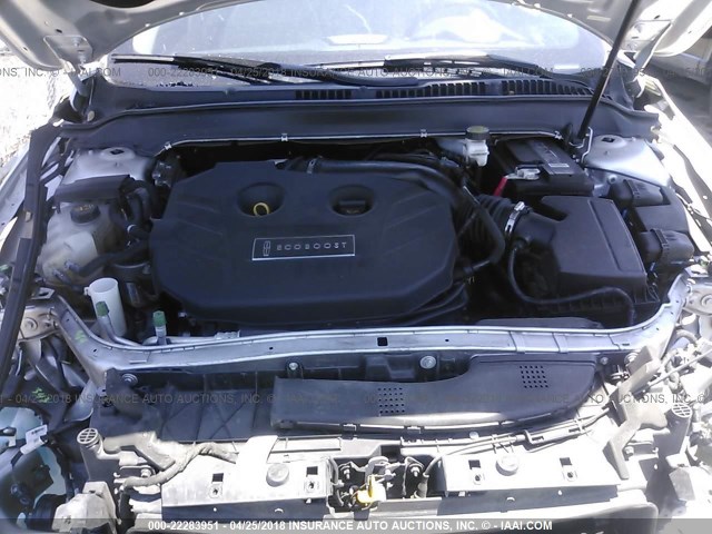 3LN6L5E95HR601000 - 2017 LINCOLN MKZ RESERVE ვერცხლისფერი ფოტო 10