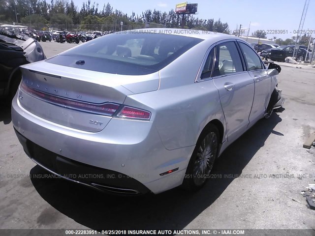3LN6L5E95HR601000 - 2017 LINCOLN MKZ RESERVE ვერცხლისფერი ფოტო 4