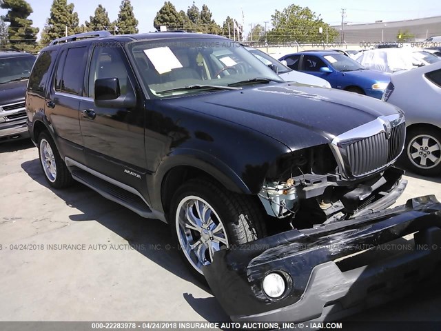 5LMEU68H64ZJ30334 - 2004 LINCOLN AVIATOR BLACK photo 1