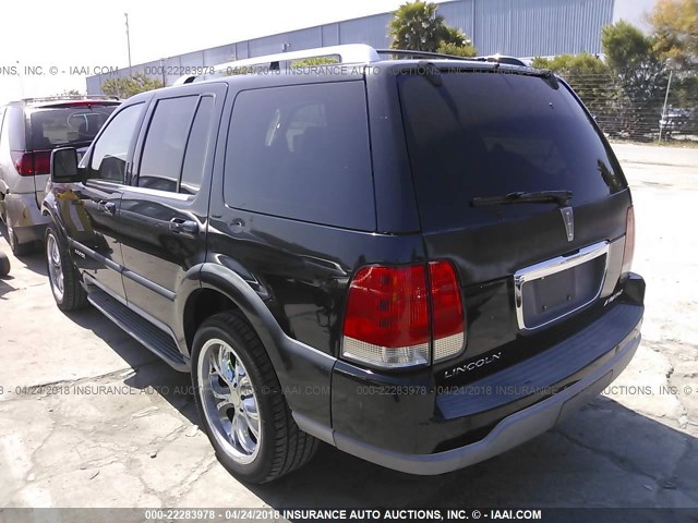 5LMEU68H64ZJ30334 - 2004 LINCOLN AVIATOR BLACK photo 3