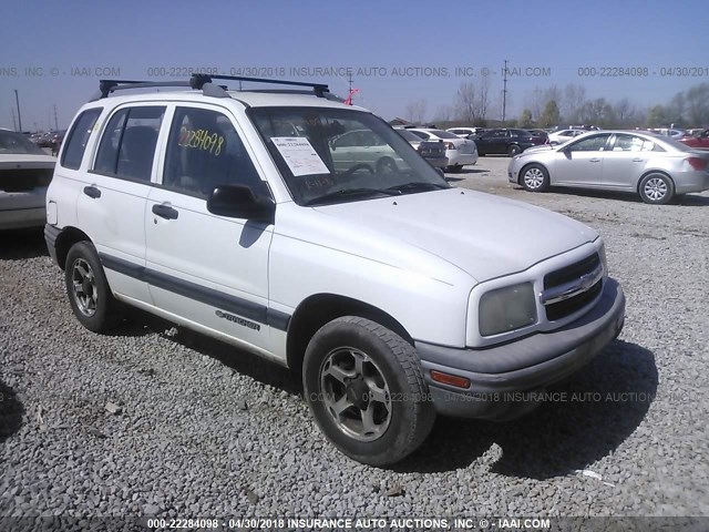 2CNBE13CXY6914907 - 2000 CHEVROLET TRACKER WHITE photo 1