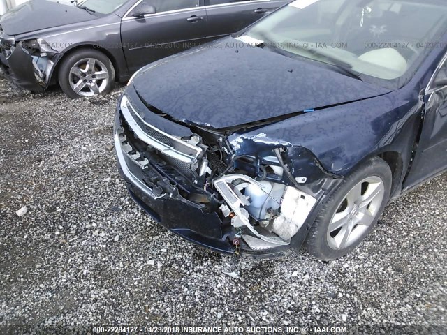 1G1ZG57B89F114418 - 2009 CHEVROLET MALIBU LS 蓝色 照片 6