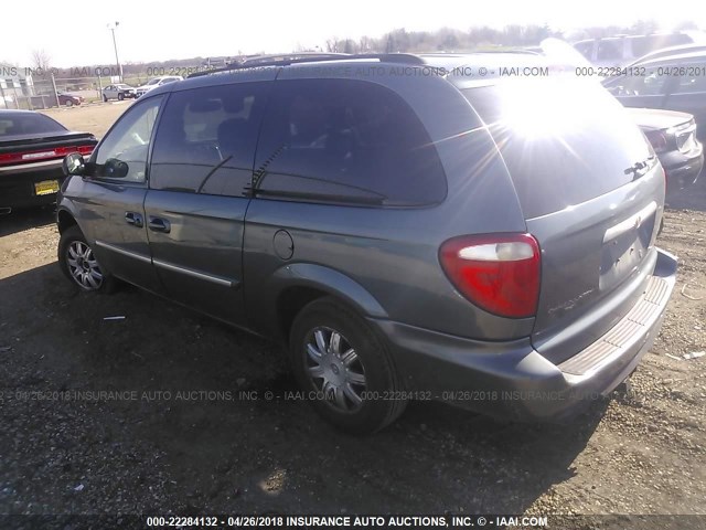 2A8GP54L56R916501 - 2006 CHRYSLER TOWN & COUNTRY TOURING BLUE photo 3