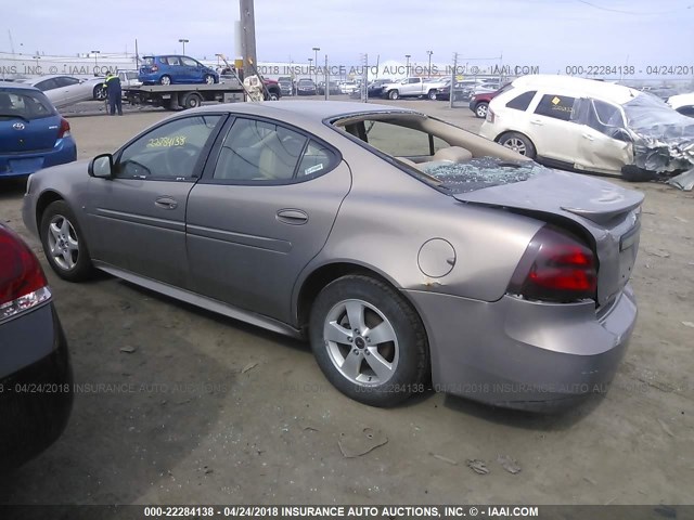 2G2WP552661169115 - 2006 PONTIAC GRAND PRIX TAN photo 3