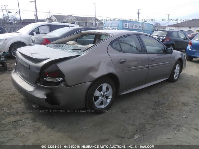 2G2WP552661169115 - 2006 PONTIAC GRAND PRIX TAN photo 4