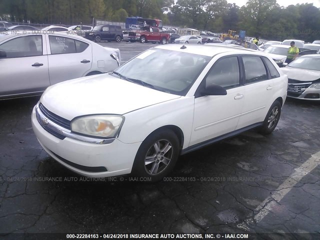 1G1ZT64865F339411 - 2005 CHEVROLET MALIBU MAXX LS WHITE photo 2