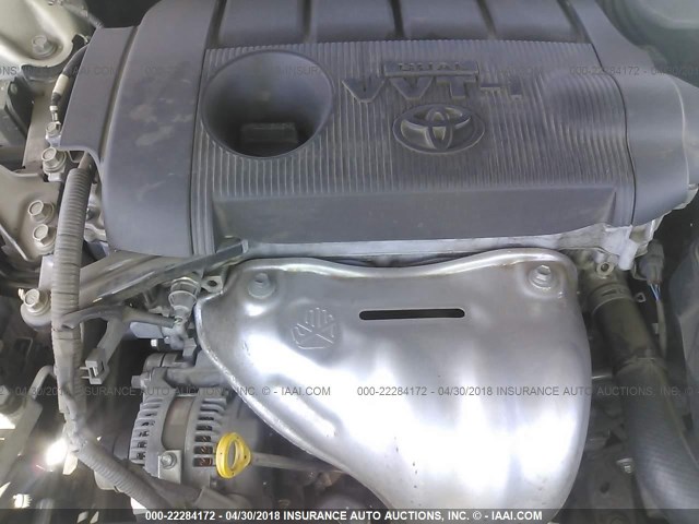 4T1BF3EK1AU573207 - 2010 TOYOTA CAMRY SE/LE/XLE თეთრი ფოტო 10