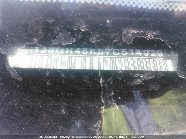 1J8GR48K57C514929 - 2007 JEEP GRAND CHEROKEE LAREDO/COLUMBIA/FREEDOM 白色 照片 9