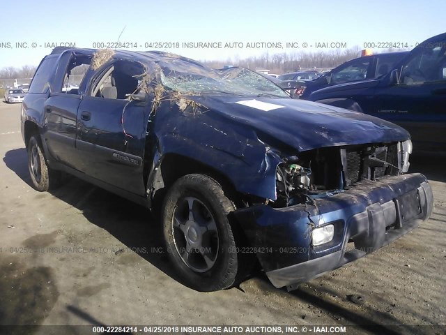 1GNET16S846214577 - 2004 CHEVROLET TRAILBLAZER EXT LS/EXT LT Dark Blue photo 1