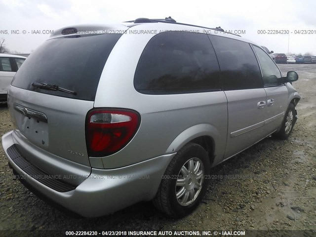 2C4GP54L95R347996 - 2005 CHRYSLER TOWN & COUNTRY TOURING SILVER photo 4