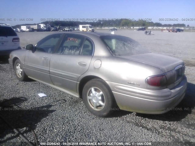 1G4HP54K814176579 - 2001 BUICK LESABRE CUSTOM GOLD photo 3