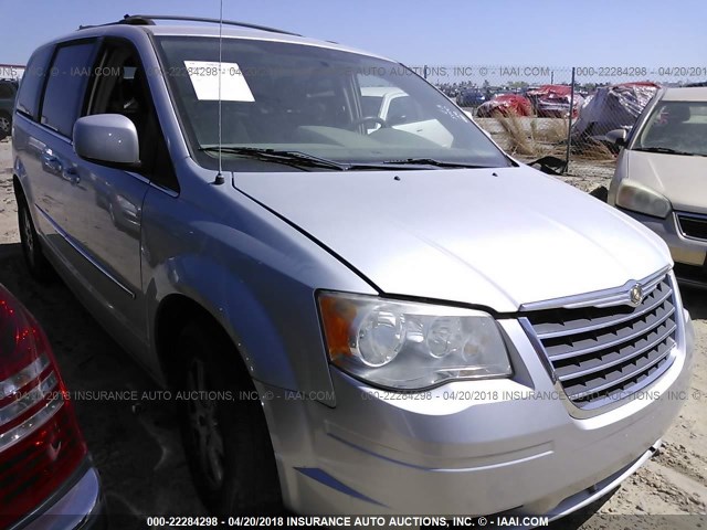 2A4RR5D16AR166330 - 2010 CHRYSLER TOWN & COUNTRY TOURING SILVER photo 1