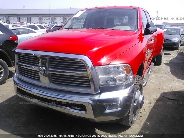 3C63DRHL7CG308682 - 2012 DODGE RAM 3500 SLT RED photo 1