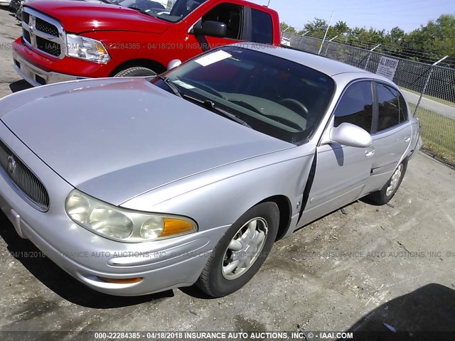 1G4HP54K414182041 - 2001 BUICK LESABRE CUSTOM SILVER photo 2