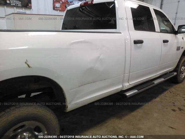 3C6TD5HT5CG125984 - 2012 DODGE RAM 2500 ST WHITE photo 6