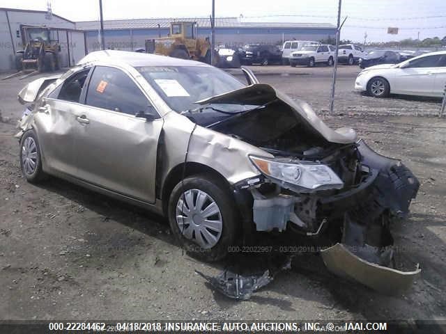 4T1BF1FK5CU506339 - 2012 TOYOTA CAMRY SE/LE/XLE GOLD photo 1