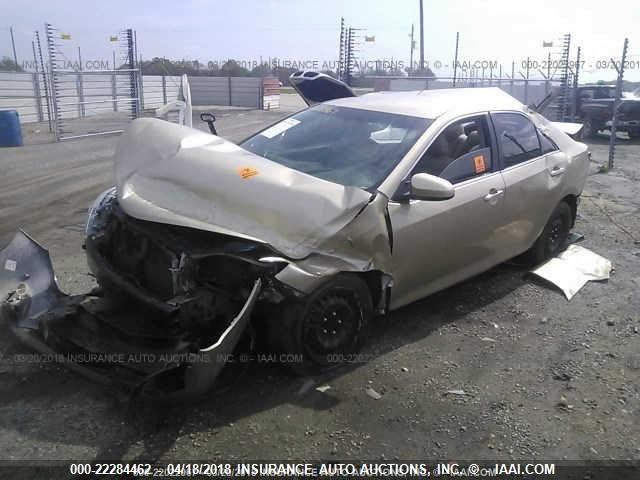 4T1BF1FK5CU506339 - 2012 TOYOTA CAMRY SE/LE/XLE GOLD photo 2