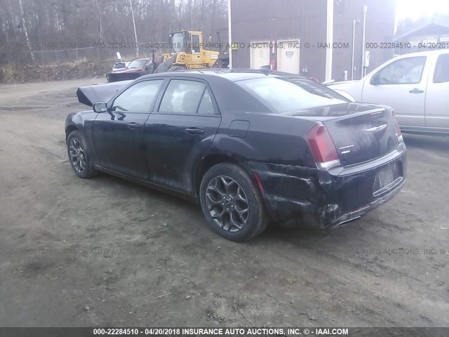 2C3CCAGG3FH803634 - 2015 CHRYSLER 300 S BLACK photo 3