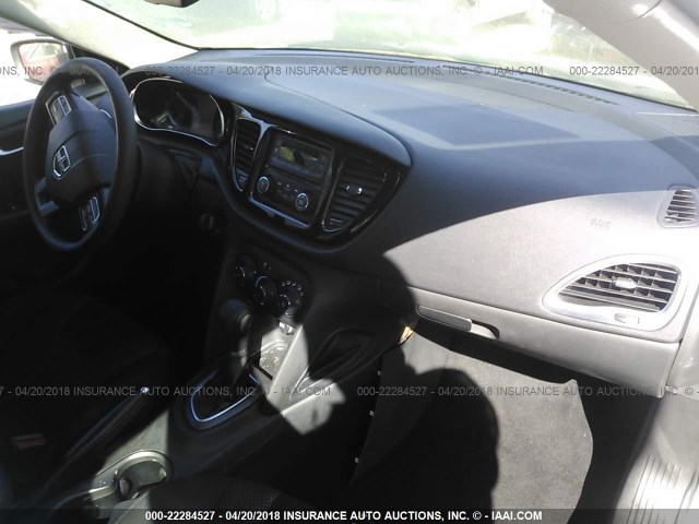 1C3CDFAA1FD364543 - 2015 DODGE DART SE WHITE photo 5