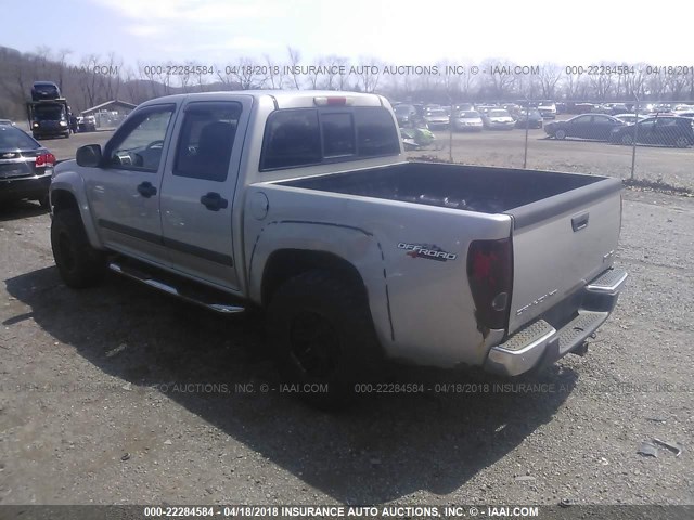 1GTDT13E488134254 - 2008 GMC CANYON SILVER photo 3