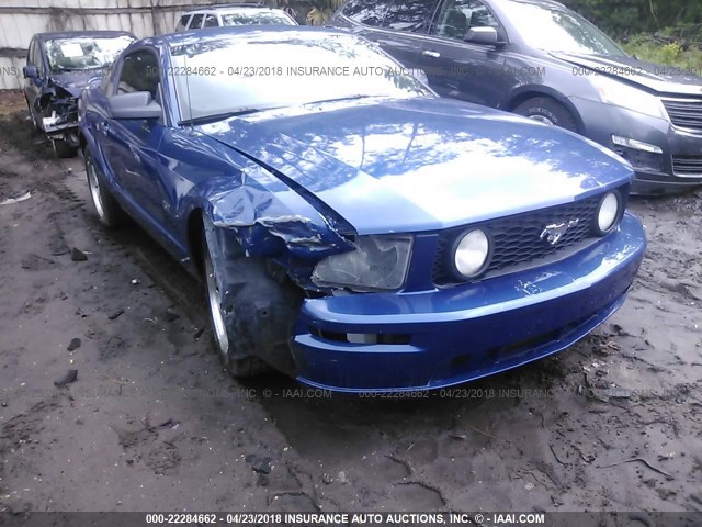 1ZVFT82H365143097 - 2006 FORD MUSTANG GT BLUE photo 1