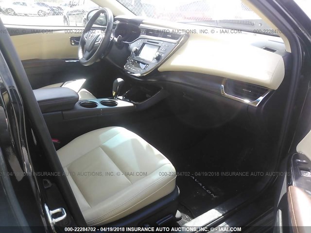 4T1BK1EB0GU221860 - 2016 TOYOTA AVALON XLE PLUS/PREMIUM/TOUR/LTD BLACK photo 5