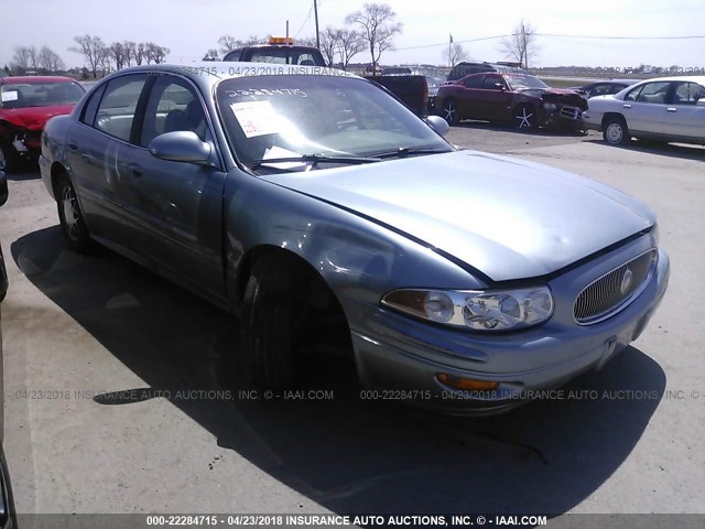 1G4HP52K83U245518 - 2003 BUICK LESABRE CUSTOM BLUE photo 1