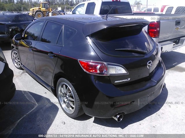 JM1BL1H34A1338453 - 2010 MAZDA SPEED 3 შავი ფოტო 3