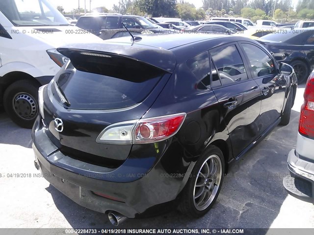 JM1BL1H34A1338453 - 2010 MAZDA SPEED 3 შავი ფოტო 4
