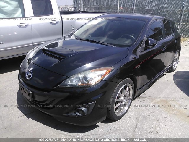 JM1BL1H34A1338453 - 2010 MAZDA SPEED 3 შავი ფოტო 6