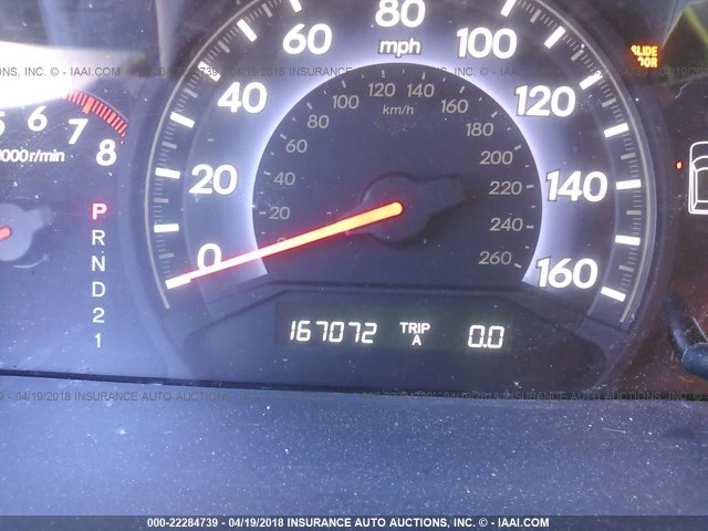 5FNRL38766B106738 - 2006 HONDA ODYSSEY EXL მუქი ლურჯი ფოტო 7