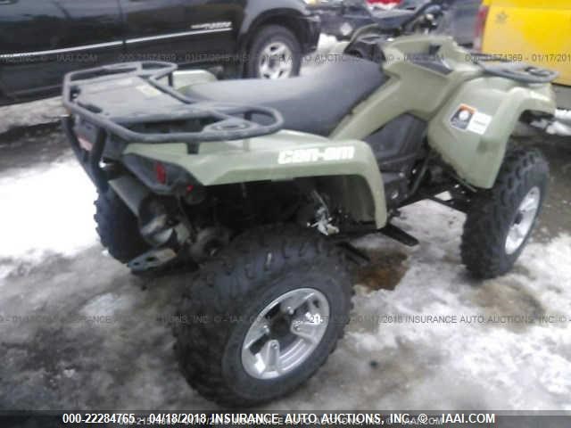 3JBLGAT23HJ000700 - 2017 CAN-AM OUTLANDER 570/DPS 570 GREEN photo 4