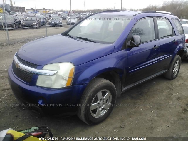 2CNDL13F076004741 - 2007 CHEVROLET EQUINOX LS BLUE photo 6