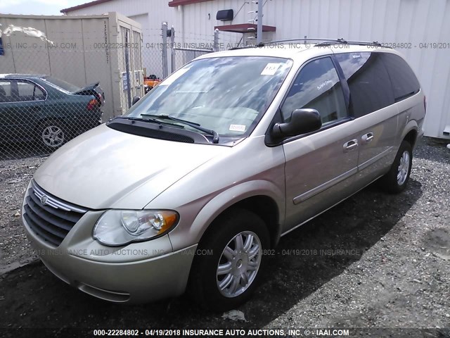 2C4GP54L55R470856 - 2005 CHRYSLER TOWN & COUNTRY TOURING Champagne photo 2