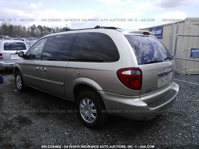 2C4GP54L55R470856 - 2005 CHRYSLER TOWN & COUNTRY TOURING Champagne photo 3