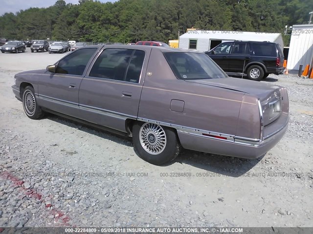 1G6KD52B2SU295450 - 1995 CADILLAC DEVILLE PURPLE photo 3